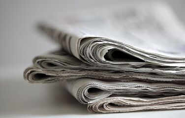 Zeitungsstapel